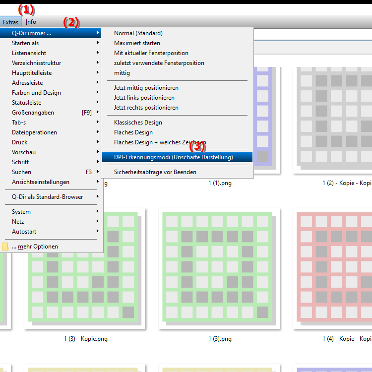 Wie kann ich DPI Probleme in Datei Explorer beheben